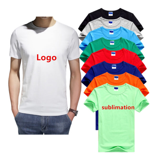 custom t shirt printing blank t-shirt with logo for men your own brand heat transfer customize tee shirts with tag custom shirts - Image 6